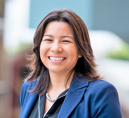 Alda Merino-Caan, a law student with Loyola Law School’s Immigrant Justice Clinic.