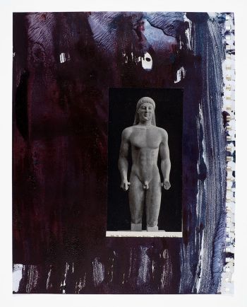 Untitled, 2007, 14 x 11 in., Oil and collage on paper Richard Hawkins