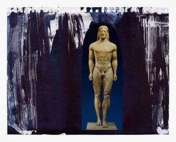 Untitled, 2007, 14 x 11 in., Oil and collage on paper Richard Hawkins
