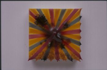 Egyptian Love Spell, 2007, 9 x 9 in., Oil on canvas on panel Linda Stark