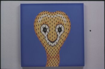 Spectacled Cobra, 2005, 36 x 36 in., Oil on canvas on panel Linda Stark