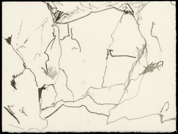 Drawing of a Cave, 2007, 11 x 15 in., Ink on paper Mary K. Weatherford