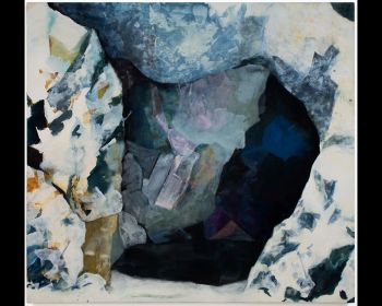 Head and Shadow, 2006, 64 x 70 in., Flashe on linen Mary K. Weatherford