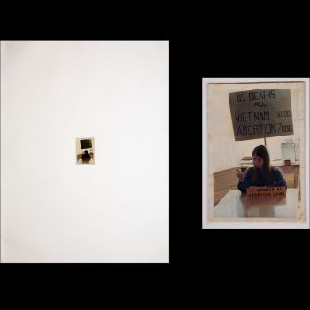 Young Abortion Rights Activist, San Francisco Bay Area, 1966, 2005, colored pencil on paper, 50 x 38.25 in. Andrea Bowers