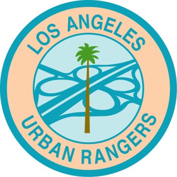 Los Angeles Urban Rangers Official Logo, 2004, Ink and Coated Paper, 16.5 x 16.5 in. Sara Daleiden