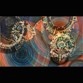Untitled, 2007, acrylic ink on duralene, 60 x 96 in. Sandeep Mukherjee
