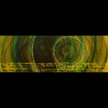 Untitled, 2008, acrylic ink on duralene, 60 x 150 in. Sandeep Mukherjee