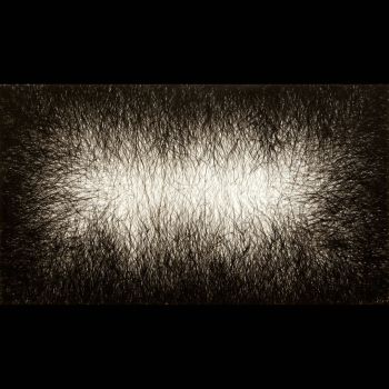 Untitled, 2008, acrylic ink on duralene, 60 x 108 in. Sandeep Mukherjee
