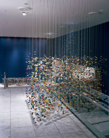 MultipliCity, 2004, wool, 6 ft. x 54 in. x .125 in. Pae White