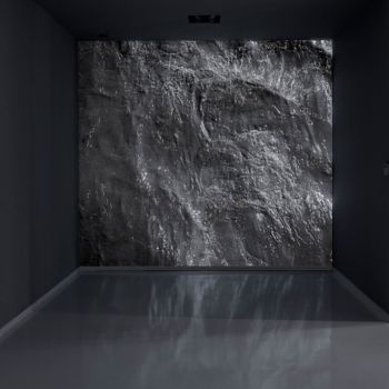 At Any Given Moment, Rivers and Fall, 2009, Video Projection, 126.5 in. x 140.7 in. Rebeca Méndez