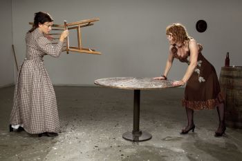 Video – The Garden, three channel video & sound work, (excerpt 32 sec.), 2005 Julie Orser