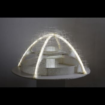 Encounter, 2009, plastic, LED, 28 in. x 44 in. x 44 in. Deborah Aschheim
