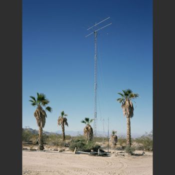 Silent Key: Antenna (NW), W6BA/W6ANN, Twentynine Palms, CA, 2007, chromogenic print, 61 in. x 47.5 in. Cindy Bernard