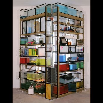 STØR, 2000, ready-made objects and water, 10 ft. x 10 ft. x 5 ft. Martin Durazo