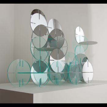 Tezcatl, 2010, Plexiglas, 36 in. x 48 in. x 30 in. Martin Durazo