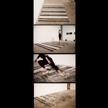 Ballet Abstracted, 2010, performance, 6 minutes, 8 ft. x 6 ft. x 3 in. Jocelyn Foye
