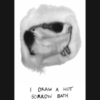 I draw a hot sorrow bath, 2011, Ink on paper, 13 in. x 8 in. Alexandra Grant