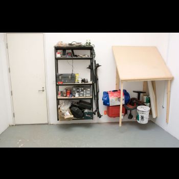 Open Studio, 2008, my studio, 15 ft. x 17 ft. x 15 ft. Nate Page
