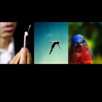 If I knew more, I would tell you, 2010, pigment print, 18 in. x 43 in. Eileen Cowin