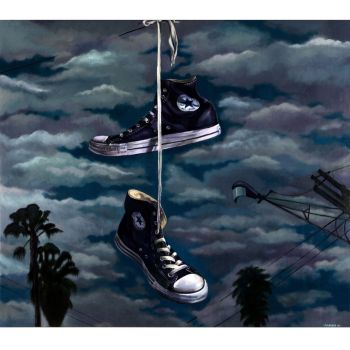 Convicted All Star, 2010, Acrylic on canvas, 43 in. x 48 in. x 2 in. Fabian Debora