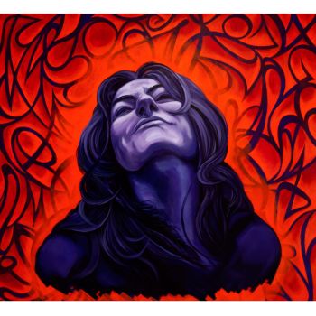 Calm over Chaos , 2010, Acrylic on canvas, 74 in. x 80 in. x 2 in. Fabian Debora