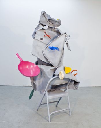 Workshop, 2011, painted steel, 70 in. x 43 in. x 40 in. Nick Kramer