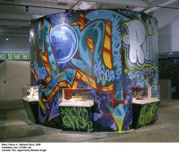 The Peacock Doesn't See Its Own Ass: Let's Twich Again..., 2006, installation, mixed media Mario Ybarra Jr