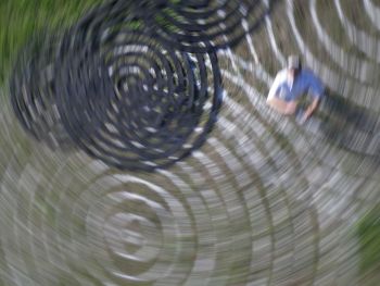 Repercussions of the Rain Drops (in a field), 2010, Digital print on Dibond, 35 in. x 47 in. Scoli Acosta