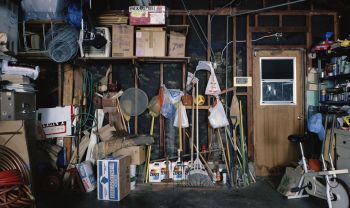 From the Home of Alex and Joan Utas, Center Wall, 1992, c-print, 42 in. x 60 in. Miles Coolidge