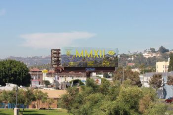 End Credits on Hollywood, 2012, Site Specific Billboard, 14 ft. x 48 ft. Cayetano Ferrer
