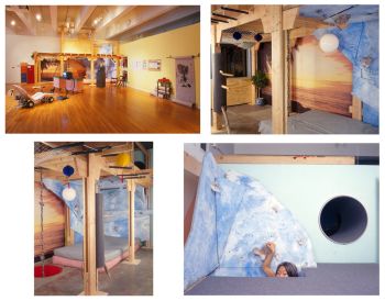 The Facility, 2000, mixed media, 16 ft. x 20 ft. x 8 ft. Jennifer Moon