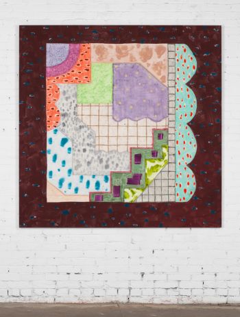 Untitled (#03-13), 2013, oil paint on canvas, 70 in. x 70 in. Rebecca Morris