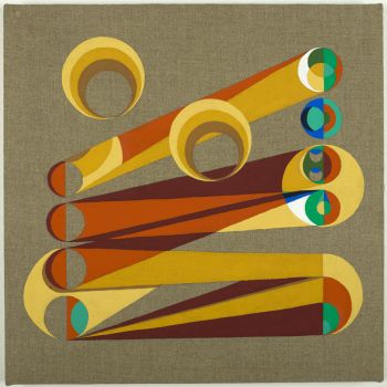 Dusk, 2012, flasche on linen, 15 in. x 10 in. Eamon Ore-Giron