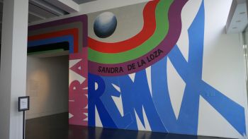 Mural Remix Exhibition Title, 2011, Mural/Supergraphic, 22 ft. x 40 ft. Sandra de la Loza