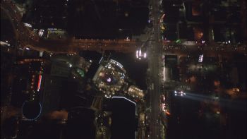 Skyglow, 2008, Video still from ceiling projection installation, TRT 40 min, 30 ft. x 50 ft. (dimensions vary) Jeff Cain