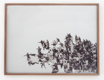 Into the Breach, 2013, inkjet print, walnut frame, 20.75 in. x 27.25 in. x 1.5 in. York Chang