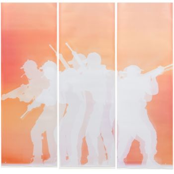 Muscle Memory, 2013, unique chromogenic photogram from performance, 108 in. x 107 in. Farrah Karapetian