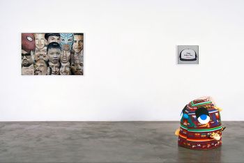 A Hero Ain’t Nothin’ But a Sandwich, 2013, installation. Nery Gabriel Lemus