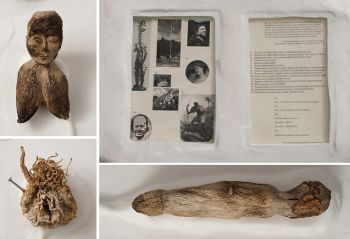 A Future Ethnography of Power (Details), 2012, mixed media, 33 in. x 65 in. x 40 in. Candice Lin