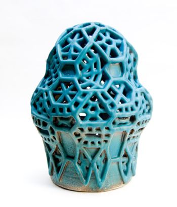 Thing #1, 2013, stoneware , 18 in. x 18 in. x 24 in. Matthias Merkel-Hess