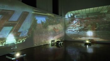 Still image from Chernobyl, 2011, 6-channel Video Installation, dimensions vary Diana Thater