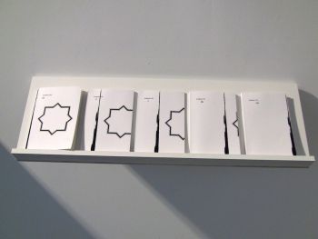 AIRGRAMS, 2012, Black and white paperback books, 6in x 9in Gelare Khoshgozaran