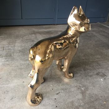 Ass, 2014, bronze cast with partial brass plating, 20 in. x 9 in. x 12 in. Stephanie Taylor