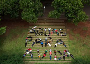 Aguas Para A Vida (Water is life), 2016, collective action, 5 Nov. 2016, Sao Paulo Carolina Caycedo