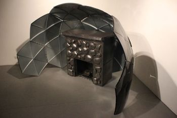 Los Angeles Vernacular: Space Capsule Interior, 2016, 10' x 4' x 8' Beatriz Cortez
