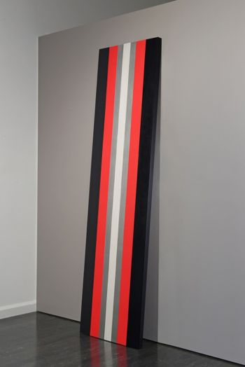 Thin White Light; 2016; acrylic on wood panel; 96 in. x 26 in. Linda Arreola