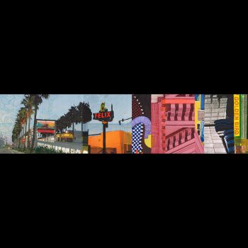 Crenshaw/LAX Line-Panels #ft.s 6-7-8, 2016; mixed media on panel; 24 in. x 100.5 in. x 1.5 in. Jaime Scholnick