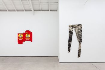 Installation view #01 of Untitled Solo Exhibition; 2018; The Modern Institute; Glasgow, Scotland; dimensions variable Kim Fisher