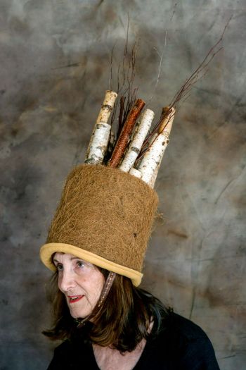 Coco Carrier; 2015; fabric, fiberglass resin, wood, leather; 25 in. x 8 ½ in. x 8 ½ in. Photo by Ave Pildas Phyllis Green