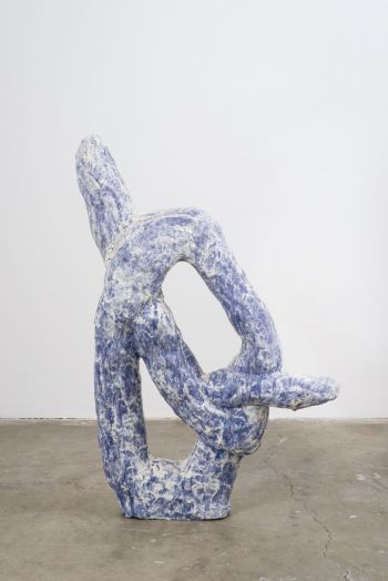 Blue Knot; 2015; ceramic; 44.5 in. x 31 in. x 10 in. Julia Haft-Candell